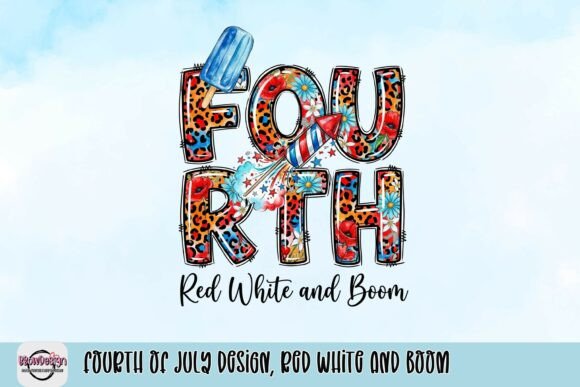 Download Fourth of July Design, Red White and Boom - Fourth of july design Collection