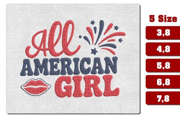 Download All American Girl Fourth of July Design - Fourth of july design Collection