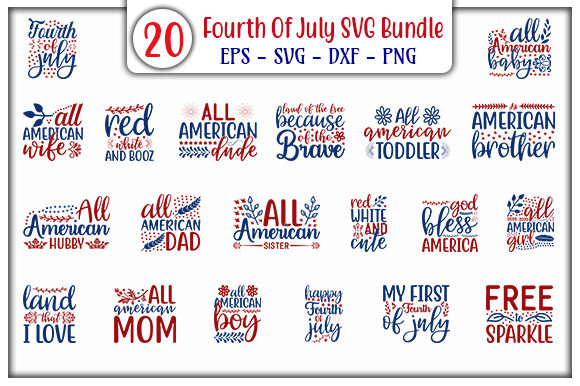 Download Fourth of July Design Bundle - Fourth of july design Collection