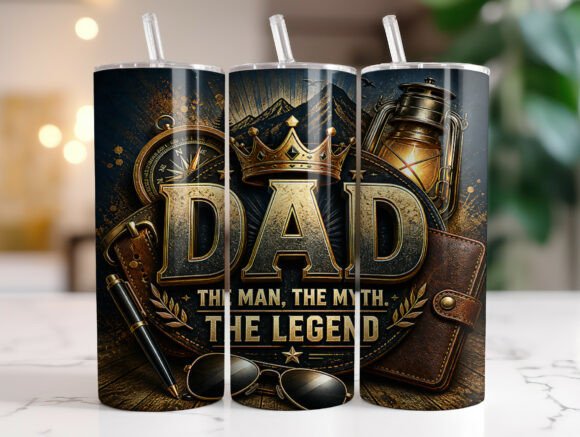 Download The Man the Myth the Legend Dad Tumbler - Dad tumbler Collection
